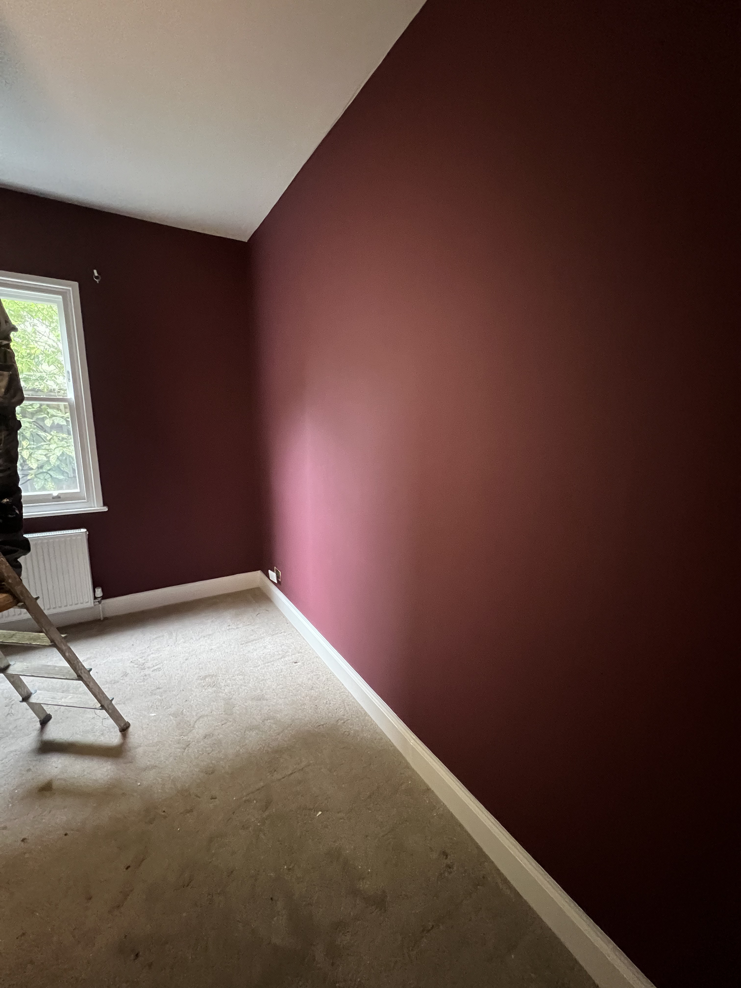Open-plan living refurbishment